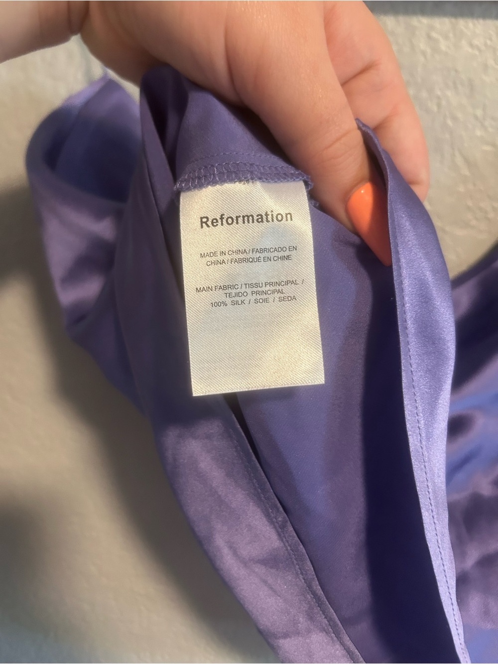 Reformation spritz strapless top 100% silk - Picture 6 of 6